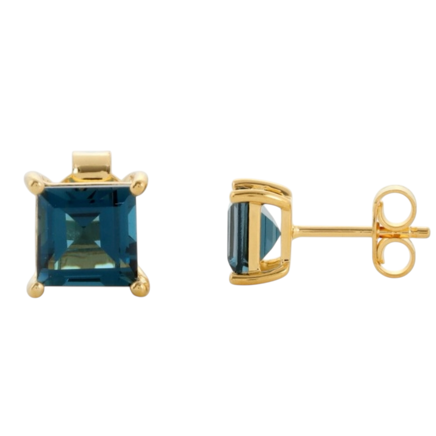 Signature Collection - London Blue Topaz Stud Earrings